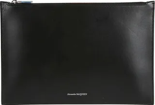 Top Zip Logo Clutch