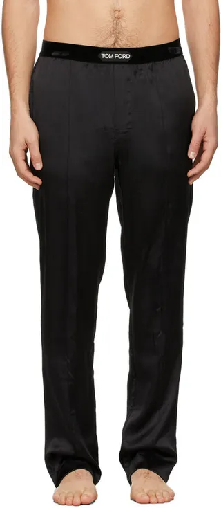 TOM FORD Black Silk Pajama