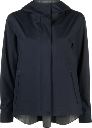 Zip-Fastening Hooded Jacket