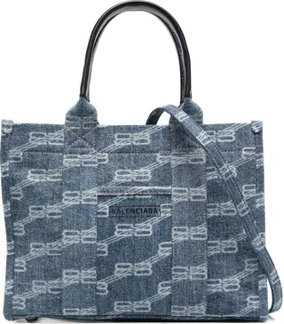 Hardware BB Monogram-print tote bag