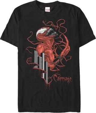 Men's Marvel Rise of Carnage T-Shirt - Black - Large