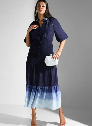 Button Detail Dress