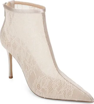 Gesina Pointed Toe Lace Bootie