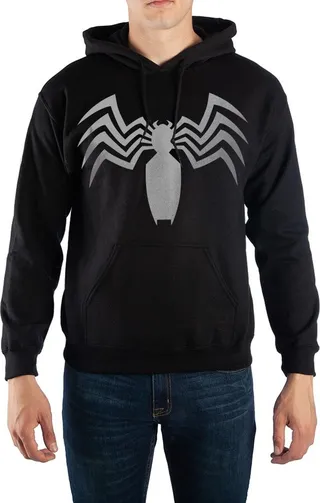 Marvel Venom Logo Packaged Hooded Sweatshirt-X-Large