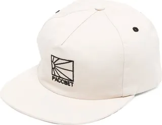 Embroidered-Logo Snapback Cap