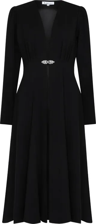 Libelula - Dulwich Coat Black Wool Crepe
