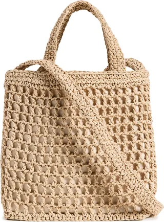 Madewell Mini Transport Tote Straw