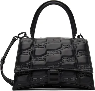 Balenciaga Black Small Hourglass License BB Bag