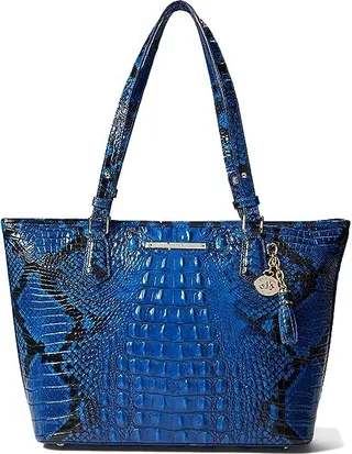 Brahmin Ombre Melbourne Medium Asher Totes (Blue Viper) Handbags