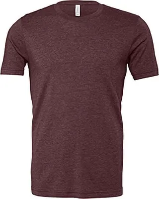 BELLA + CANVAS Unisex Jersey Crew Neck Short Sleeve T-Shirt - Heather Maroon