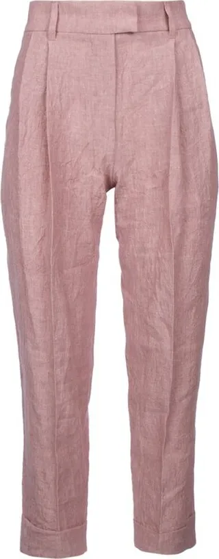 Brunello Cucinelli Straight-Leg Cropped Trousers