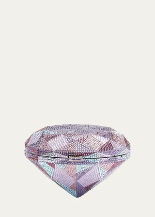 Diamond Geometric Crystal Minaudiere
