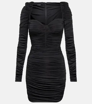 Hollis ruched minidress