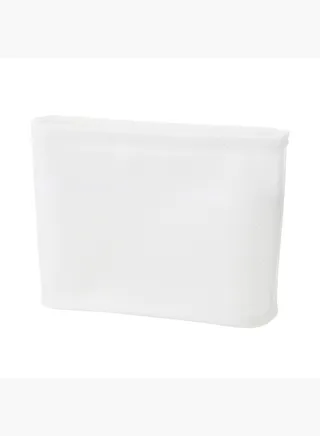 Eva Spa Pouch, W 13.5 x D 20 x H 5.5 cm, S, White