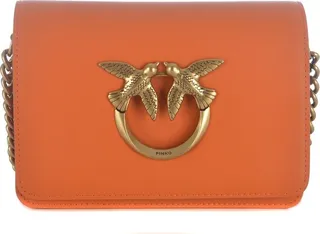 Pinko Love-Click Plaque Mini Shoulder Bag
