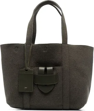 Simple Slip-Pocket Tote Bag