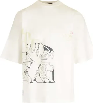 Stone Island Shadow Project Graphic-Printed Oversized T-Shirt