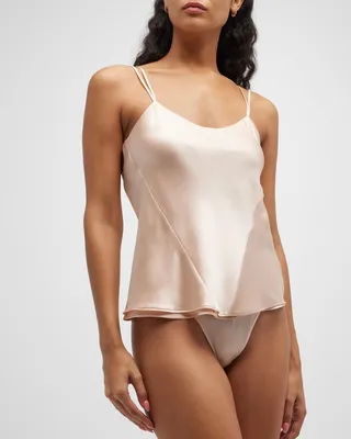 Cage Strappy Silk Cami