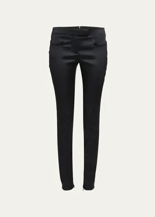 Satin Skinny Trousers