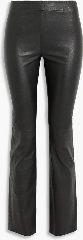 Karina leather skinny pants
