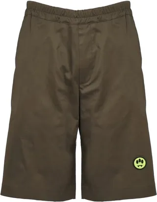 Barrow Logo-Patch Knee-Length Bermuda Shorts
