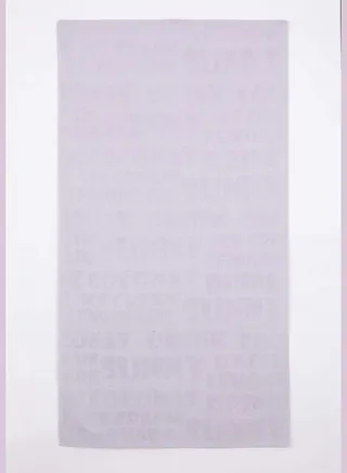 Slogan Print Beach Towel