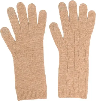 Cable-Knit Cashmere Gloves