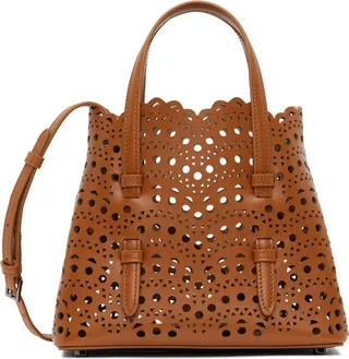 ALAÏA Brown Mina 20 Bag