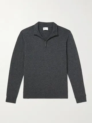 Cashmere Half-Zip Sweater