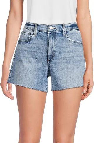 High Rise Denim Shorts