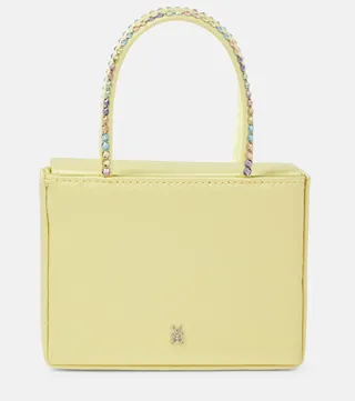 Gilda Super Mini embellished satin tote