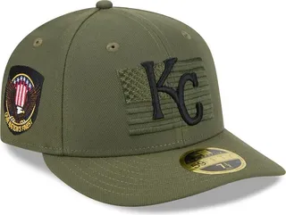 Men's New Era Green Kansas City Royals 2023 Armed Forces Day Low Profile 59FIFTY Fitted Hat