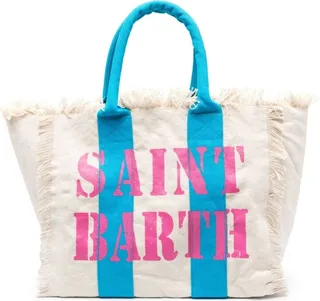 Vanity logo-print beach bag