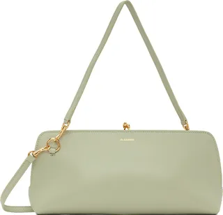 Jil Sander Green Small Goji Shoulder Bag