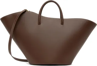 Little Liffner Brown Large Open Tulip Tote