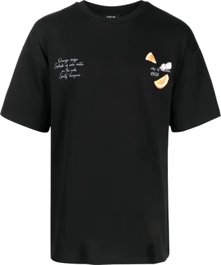 graphic-print cotton T-shirt