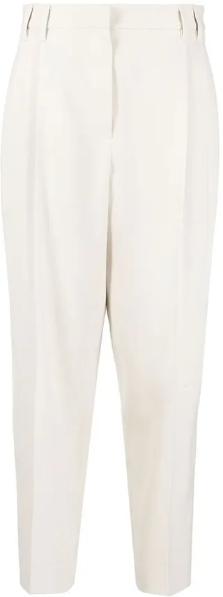 High-Waisted Tailored Trousers