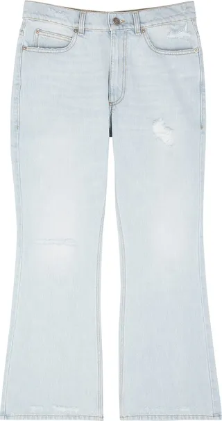 Erl Distressed Flared Jeans