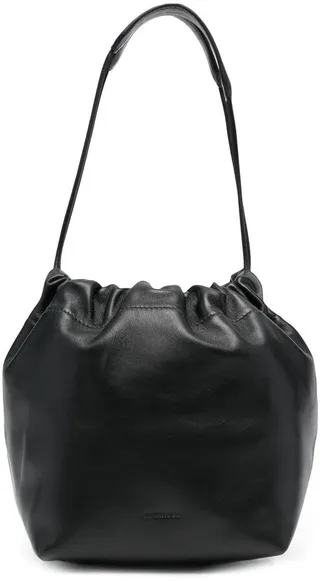 Drawstring-Fastening Shoulder Bag