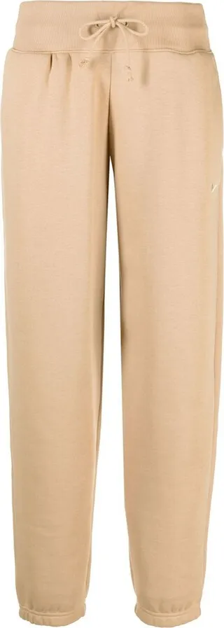 High-Waisted Fleece Track Pants