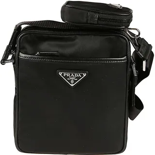 Logo Patch Zip-up Crossbody Bag