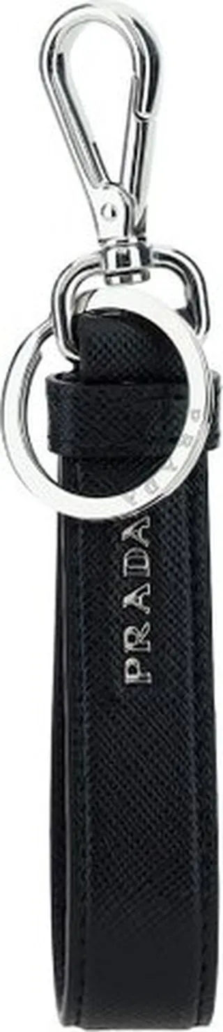 Prada Logo Plaque Keyring