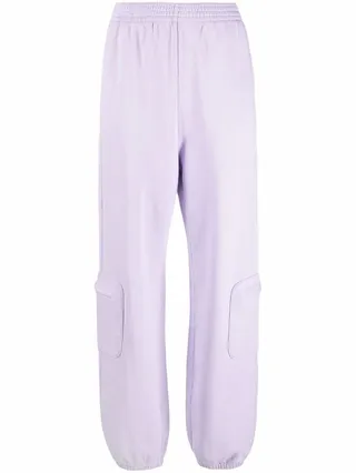 Patch-Pocket Cotton Track Pants