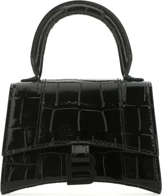 Balenciaga Hourglass Mini Top Handle Shoulder Bag
