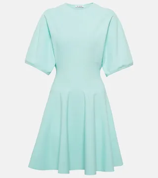 Pleated minidress