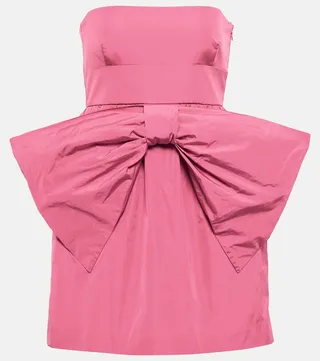 Bow-embellished minidress