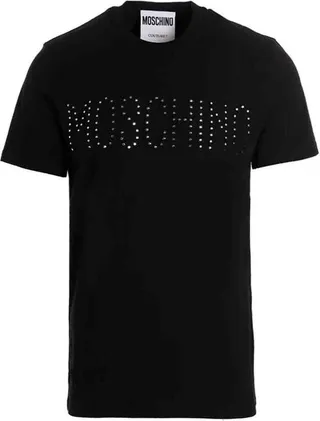 Moschino Logo Embellished Crewneck T-Shirt