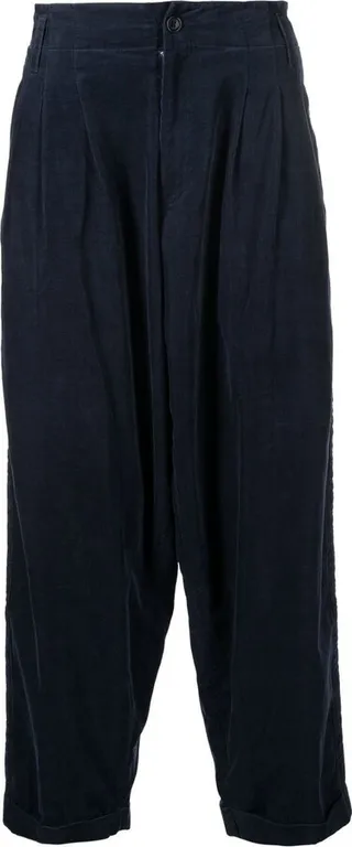 Creole corduroy cropped trousers