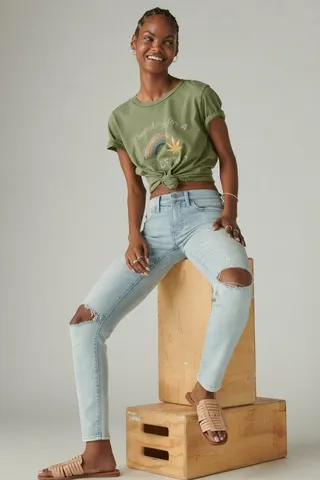 Mid Rise Ava Skinny