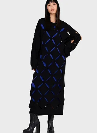 Cut Out Detail Kaftan